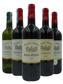 Bordeaux Marquis Delatre Wine Gift Set