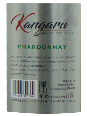 Thông tin rượu vang Kangaru Chardonnay