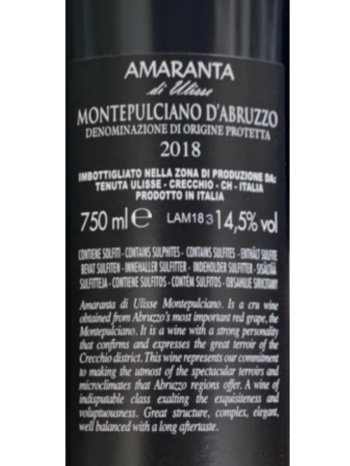 Thong tin chai Amaranta 99
