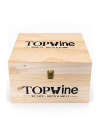 Hộp Gỗ Thông 6 Chai Rượu Vang TopWine