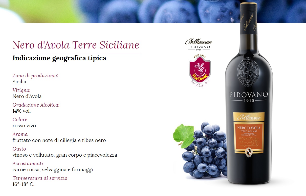Pirovano Nero D'avola
