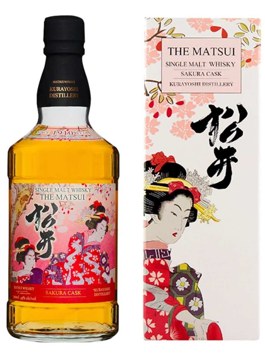 Rượu Matsui Sakura Cask Single Malt Whisky Nhật Bản